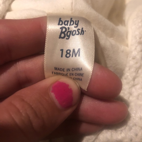 White chunky sweater 18 months - Picture 2 of 2